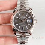 Rolex Datejust Stainless Steel Rhodium Dial Eta2824 Watch Super Clone / Rolex Factory